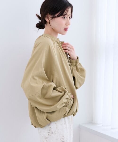 le.coeur blanc / ルクールブラン ブルゾン | 《WEB限定アイテム》バルーンデザインノーカラーブルゾン | 詳細27