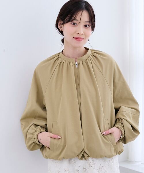 le.coeur blanc / ルクールブラン ブルゾン | 《WEB限定アイテム》バルーンデザインノーカラーブルゾン | 詳細30