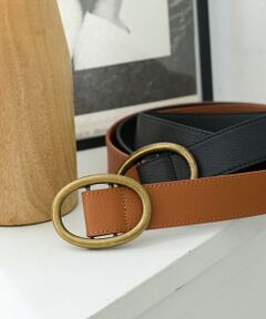 le.coeur blanc / ルクールブラン ベルト・サスペンダー | 《WEB限定アイテム》オーバルバックルベルト