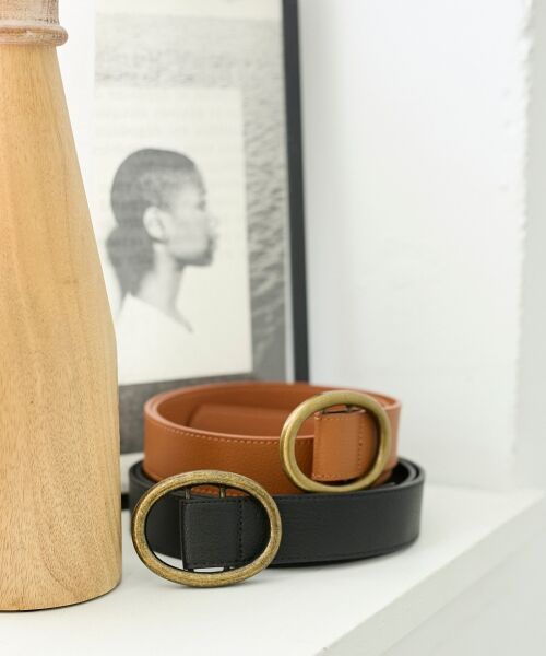 le.coeur blanc / ルクールブラン ベルト・サスペンダー | 《WEB限定アイテム》オーバルバックルベルト | 詳細2