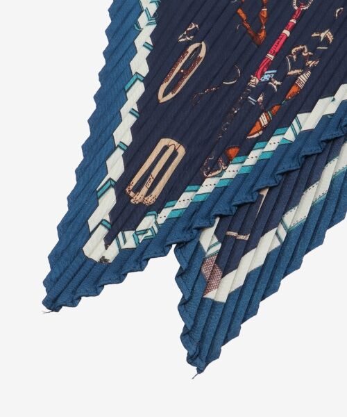 le.coeur blanc / ルクールブラン バンダナ・スカーフ | 《WEB限定アイテム》ビットプリントプリーツスカーフ | 詳細16