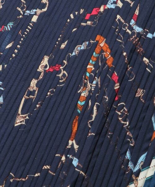 le.coeur blanc / ルクールブラン バンダナ・スカーフ | 《WEB限定アイテム》ビットプリントプリーツスカーフ | 詳細17