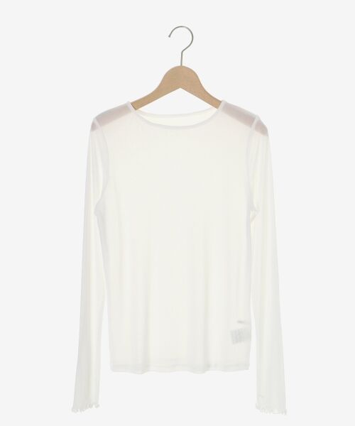 le.coeur blanc / ルクールブラン カットソー | シアークルーネックプルオーバー | 詳細15