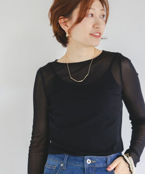 le.coeur blanc / ルクールブラン カットソー | シアークルーネックプルオーバー | 詳細19