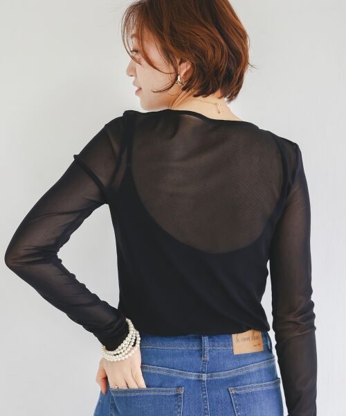 le.coeur blanc / ルクールブラン カットソー | シアークルーネックプルオーバー | 詳細21