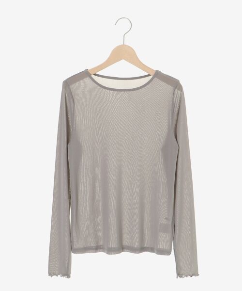le.coeur blanc / ルクールブラン カットソー | シアークルーネックプルオーバー | 詳細22