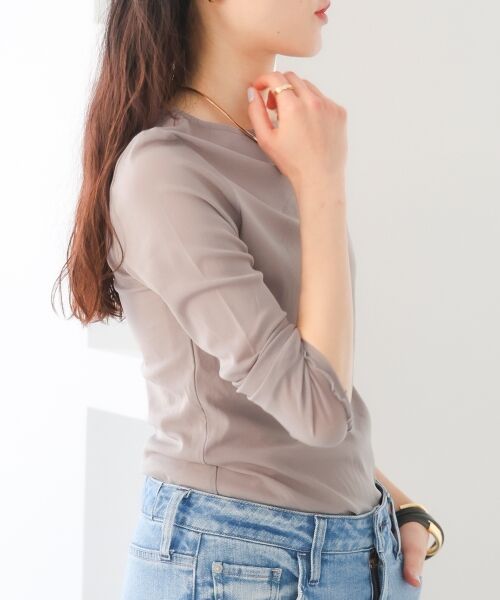 le.coeur blanc / ルクールブラン カットソー | シアークルーネックプルオーバー | 詳細25