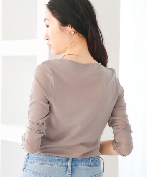 le.coeur blanc / ルクールブラン カットソー | シアークルーネックプルオーバー | 詳細26