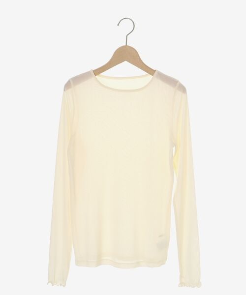 le.coeur blanc / ルクールブラン カットソー | シアークルーネックプルオーバー | 詳細28