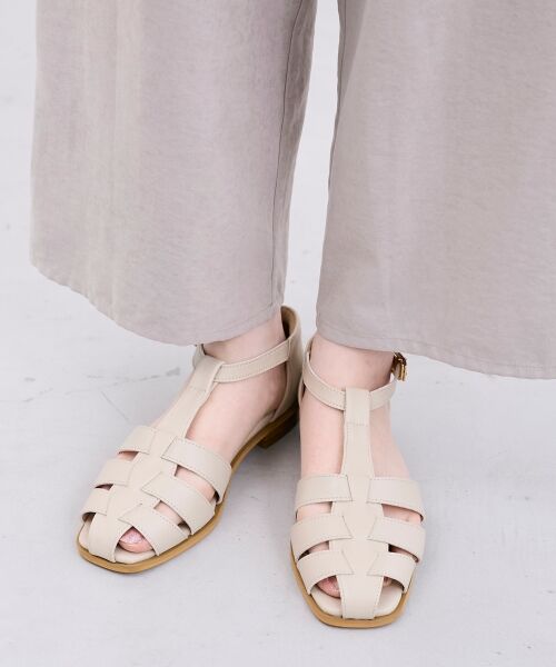 le.coeur blanc / ルクールブラン サンダル | le.coeur blancグルカサンダル（グレージュ）
