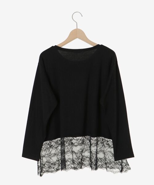 le.coeur blanc / ルクールブラン カットソー | 裾レースコンビカットソー | 詳細17