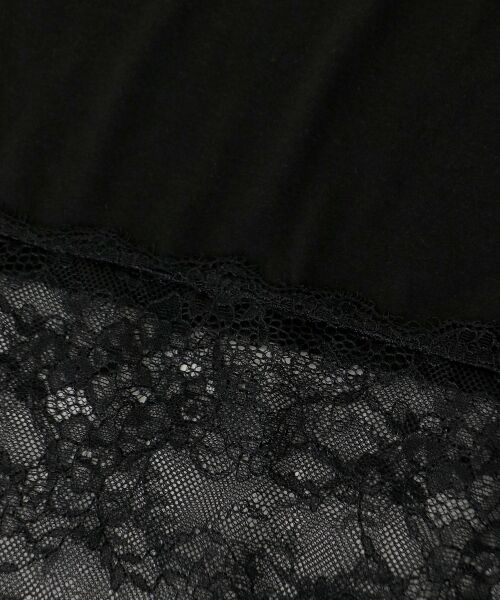 le.coeur blanc / ルクールブラン カットソー | 裾レースコンビカットソー | 詳細20