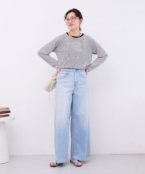 le.coeur blanc / ルクールブラン カットソー | シアーボーダーカットソー | 詳細23