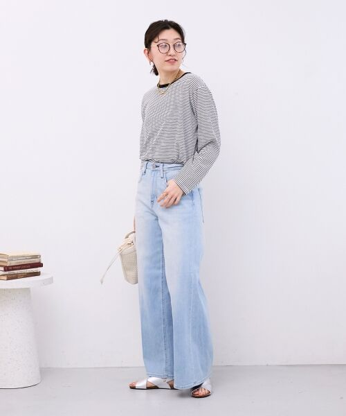 le.coeur blanc / ルクールブラン カットソー | シアーボーダーカットソー | 詳細24