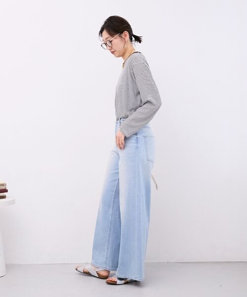 le.coeur blanc / ルクールブラン カットソー | シアーボーダーカットソー | 詳細25