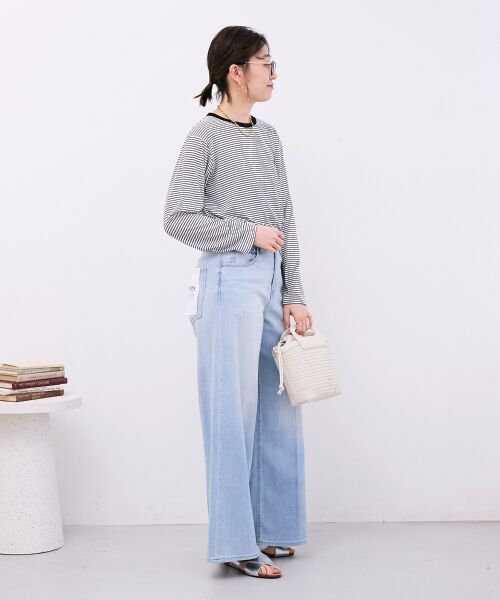 le.coeur blanc / ルクールブラン カットソー | シアーボーダーカットソー | 詳細27