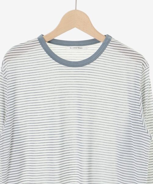 le.coeur blanc / ルクールブラン カットソー | シアーボーダーカットソー | 詳細29