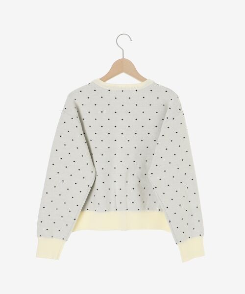 le.coeur blanc / ルクールブラン カーディガン・ボレロ | ドットジャガードニットカーディガン | 詳細27