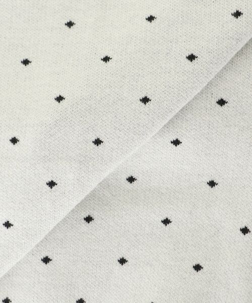 le.coeur blanc / ルクールブラン カーディガン・ボレロ | ドットジャガードニットカーディガン | 詳細4