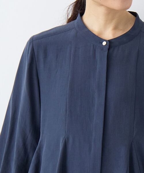 le.coeur blanc / ルクールブラン シャツ・ブラウス | バンドカラーマチ入りブラウス | 詳細24