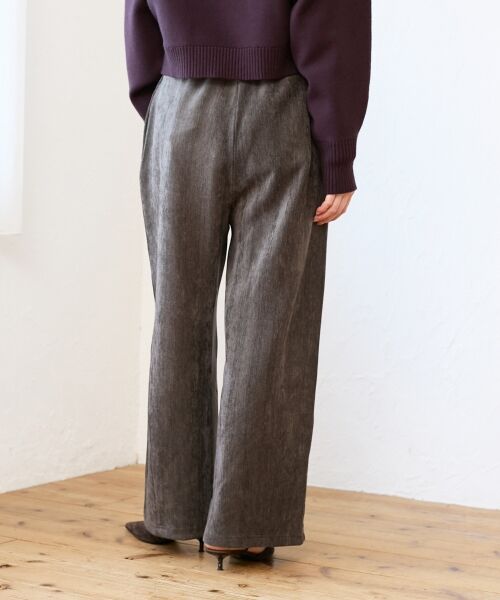 le.coeur blanc / ルクールブラン その他パンツ | ヘリンボーンカーブイージーワイドパンツ | 詳細8