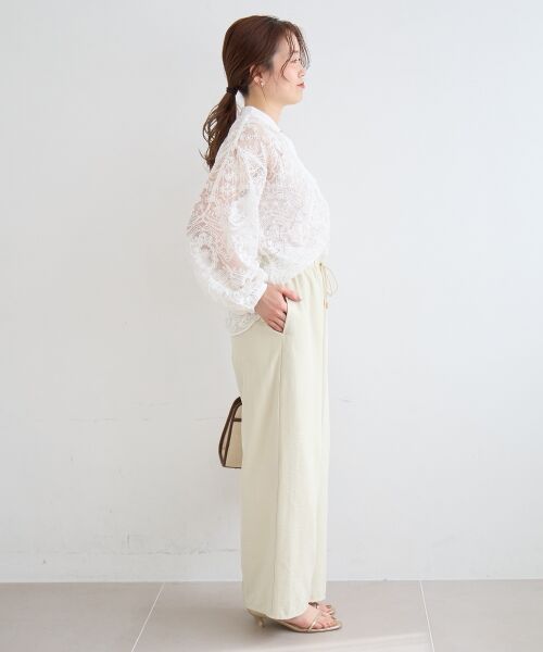 le.coeur blanc / ルクールブラン その他パンツ | ピーチスキンイージーパンツ | 詳細10