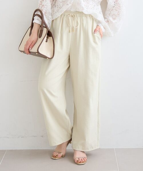le.coeur blanc / ルクールブラン その他パンツ | ピーチスキンイージーパンツ | 詳細2