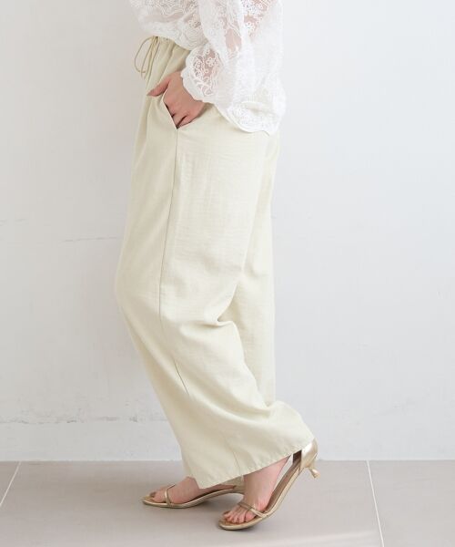 le.coeur blanc / ルクールブラン その他パンツ | ピーチスキンイージーパンツ | 詳細3