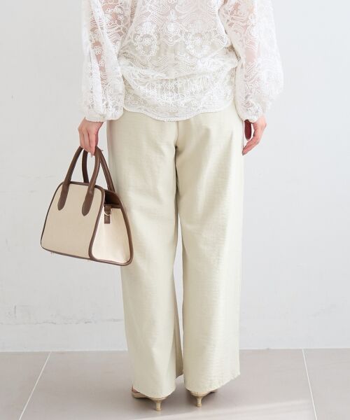 le.coeur blanc / ルクールブラン その他パンツ | ピーチスキンイージーパンツ | 詳細4