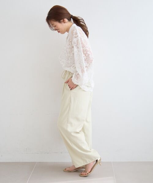 le.coeur blanc / ルクールブラン その他パンツ | ピーチスキンイージーパンツ | 詳細7