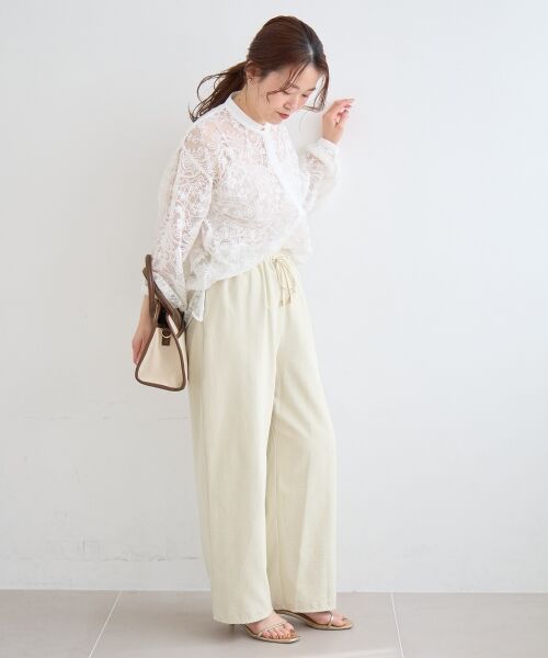 le.coeur blanc / ルクールブラン その他パンツ | ピーチスキンイージーパンツ | 詳細9