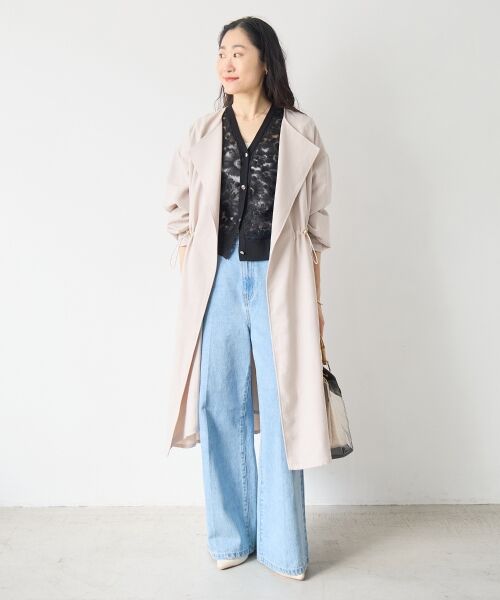 le.coeur blanc / ルクールブラン その他アウター | タンブラーオックスノーカラーコート | 詳細12