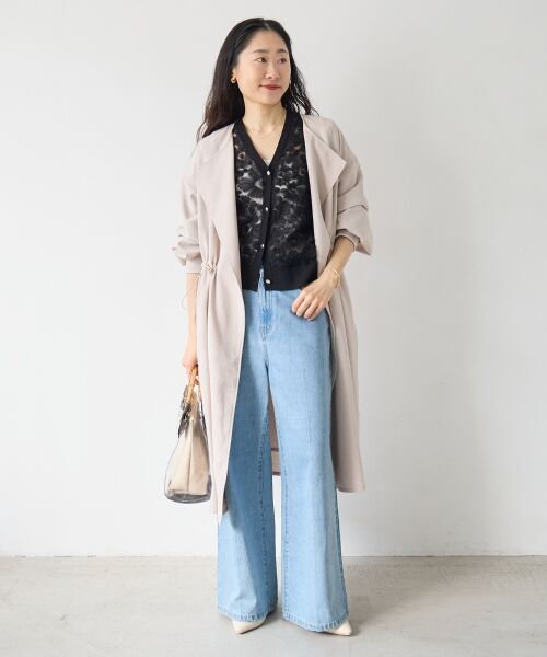 le.coeur blanc / ルクールブラン その他アウター | タンブラーオックスノーカラーコート | 詳細13