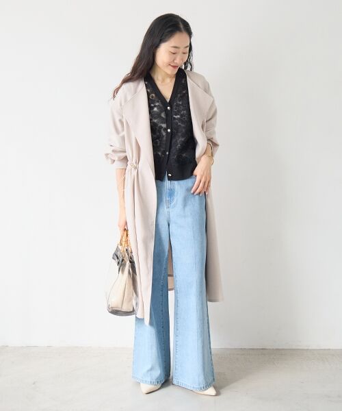 le.coeur blanc / ルクールブラン その他アウター | タンブラーオックスノーカラーコート | 詳細18