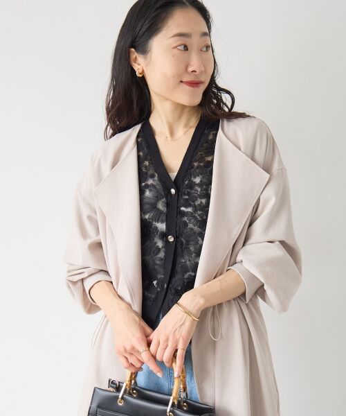 le.coeur blanc / ルクールブラン その他アウター | タンブラーオックスノーカラーコート | 詳細20