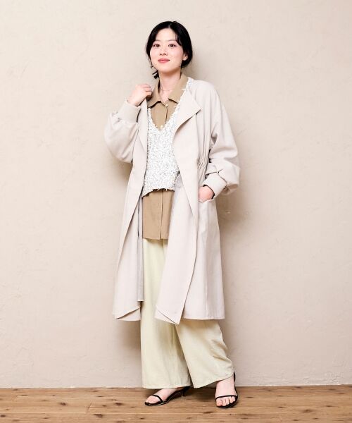 le.coeur blanc / ルクールブラン その他アウター | タンブラーオックスノーカラーコート | 詳細24