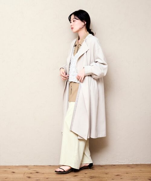 le.coeur blanc / ルクールブラン その他アウター | タンブラーオックスノーカラーコート | 詳細25