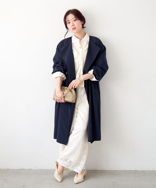 le.coeur blanc / ルクールブラン その他アウター | タンブラーオックスノーカラーコート | 詳細5