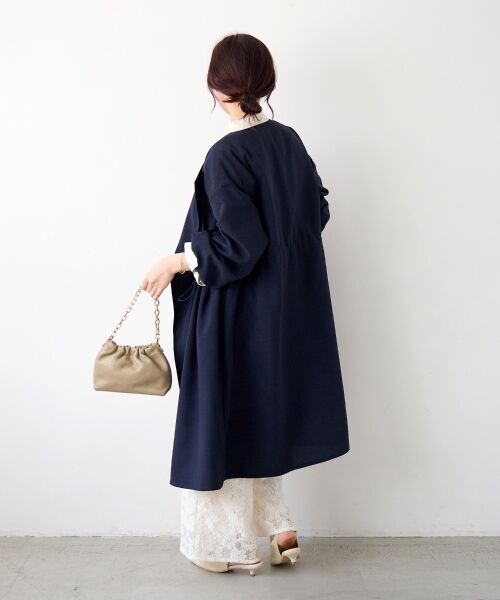 le.coeur blanc / ルクールブラン その他アウター | タンブラーオックスノーカラーコート | 詳細7