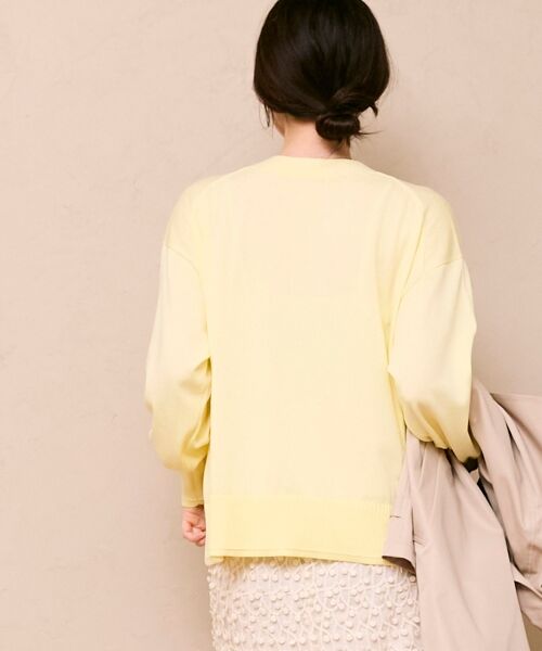 le.coeur blanc / ルクールブラン カーディガン・ボレロ | ウォッシャブル刺繍Vネックカーデ | 詳細28