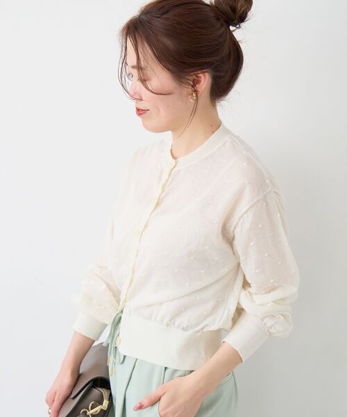 le.coeur blanc / ルクールブラン カーディガン・ボレロ | シアードットクルーカーディガン | 詳細21