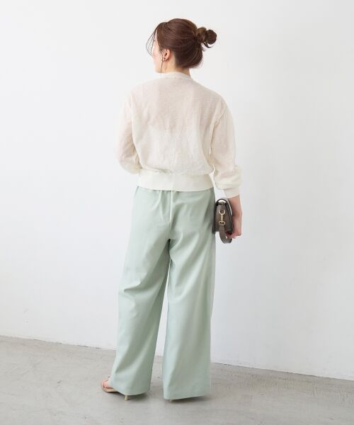 le.coeur blanc / ルクールブラン カーディガン・ボレロ | シアードットクルーカーディガン | 詳細26