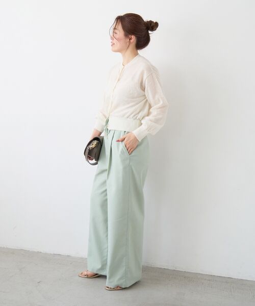 le.coeur blanc / ルクールブラン カーディガン・ボレロ | シアードットクルーカーディガン | 詳細27