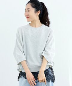 le.coeur blanc / ルクールブラン ニット・セーター | スウェットライクニットプルオーバー