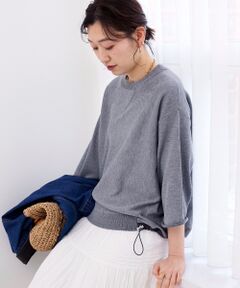 le.coeur blanc / ルクールブラン ニット・セーター | スウェットライクニットプルオーバー