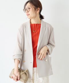 le.coeur blanc / ルクールブラン ニット・セーター | ボートネックハーフスリーブリブニット