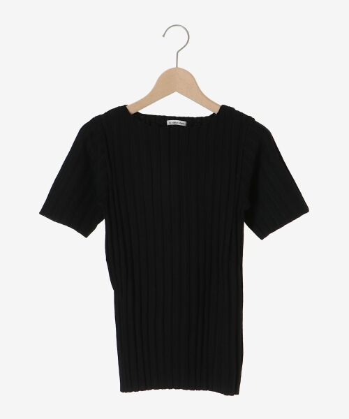 le.coeur blanc / ルクールブラン ニット・セーター | ボートネックハーフスリーブリブニット | 詳細13
