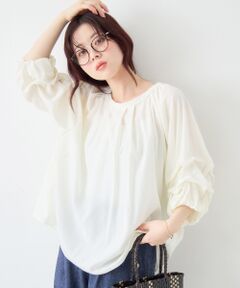 タックスリーブブラウス