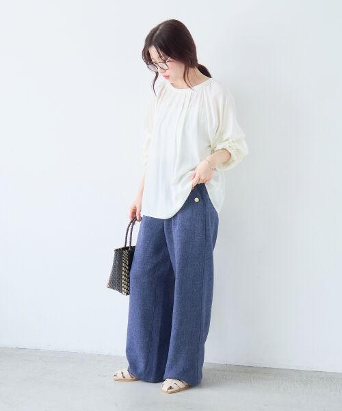 le.coeur blanc / ルクールブラン シャツ・ブラウス | タックスリーブブラウス | 詳細11