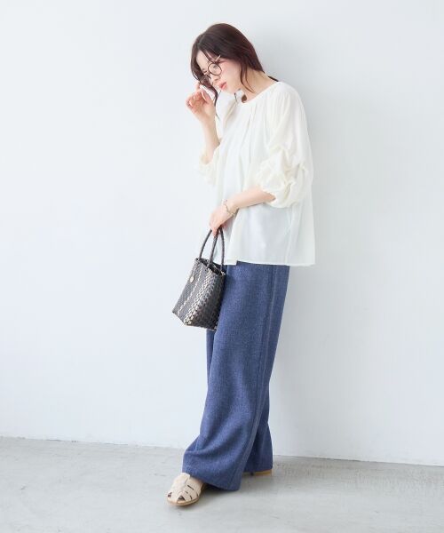 le.coeur blanc / ルクールブラン シャツ・ブラウス | タックスリーブブラウス | 詳細12